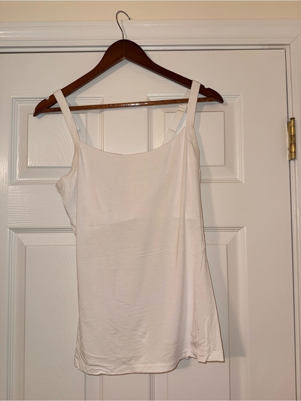 Cosabella White Camisole Tank with Square Neck